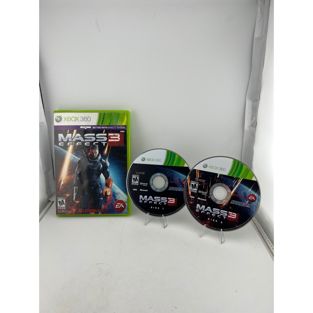 Mass Effect 3 Microsoft Xbox 360 2-Disc Set BioWare EA Sci-Fi RPG 2012